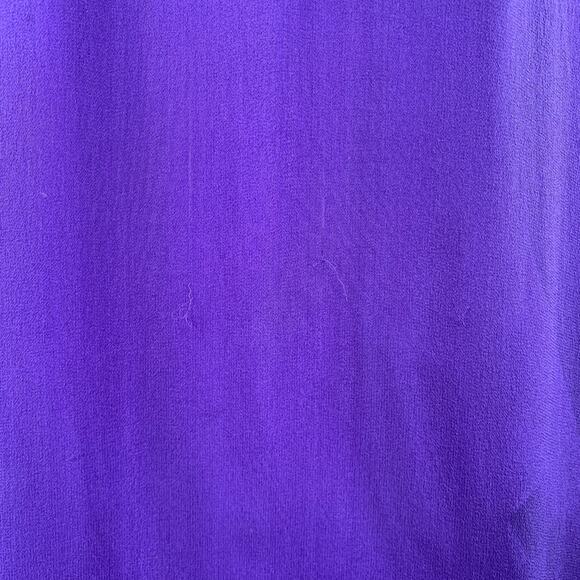 MATTHEW WILLIAMSON Size 10 Purple Gold Silk Embroidered Sleeveless Dress - Picture 6 of 11